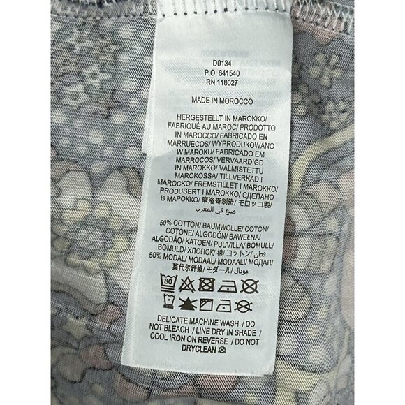 Boden Dress US Size 12L Olive Floral Button Front Pockets Cotton Modal Retro - Picture 7 of 16